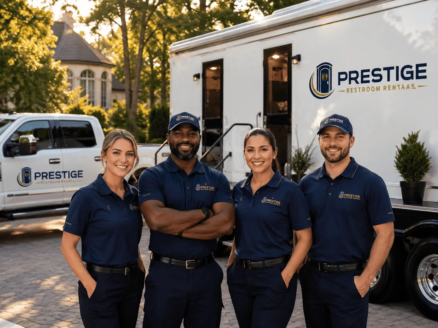 Trusted Luxury Portable Restrooms company in Mcclure, OH